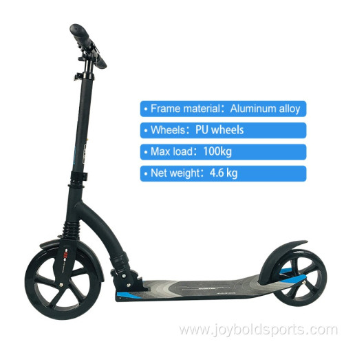 Dual Suspension Foldable Big Wheel Kick Scooter Adult